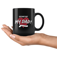 Load image into Gallery viewer, Guess Who's Rad? Black Mug
