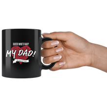 Load image into Gallery viewer, Guess Who's Rad? Black Mug