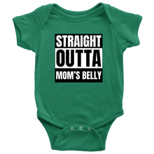 Load image into Gallery viewer, Straight Outta Mom&#39;s Belly Baby Bodysuit
