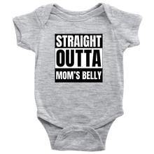 Load image into Gallery viewer, Straight Outta Mom&#39;s Belly Baby Bodysuit
