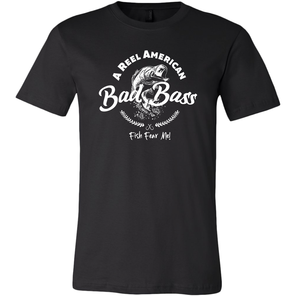 A Reel American Bad Bass White Print