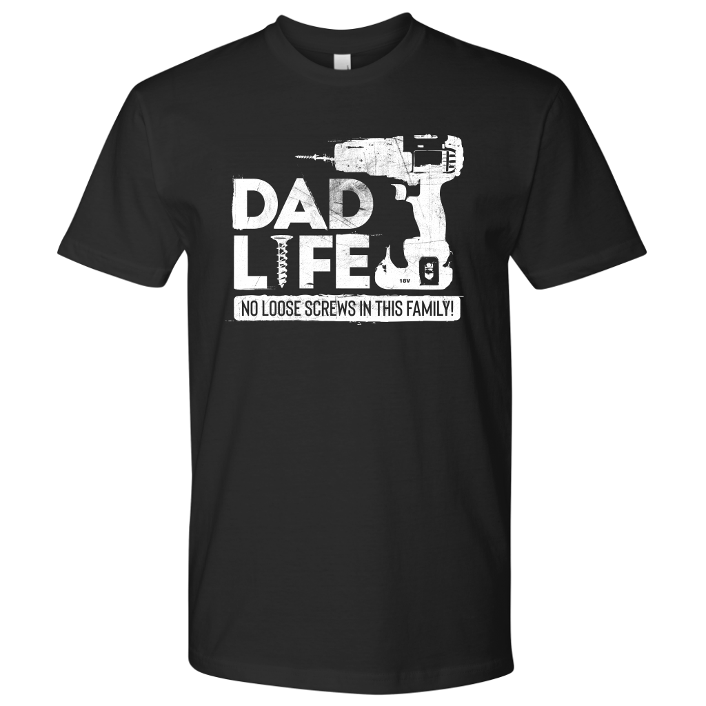 Dad Life White Print