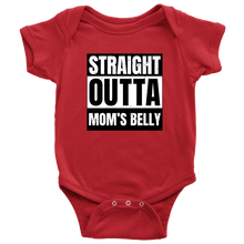 Load image into Gallery viewer, Straight Outta Mom&#39;s Belly Baby Bodysuit
